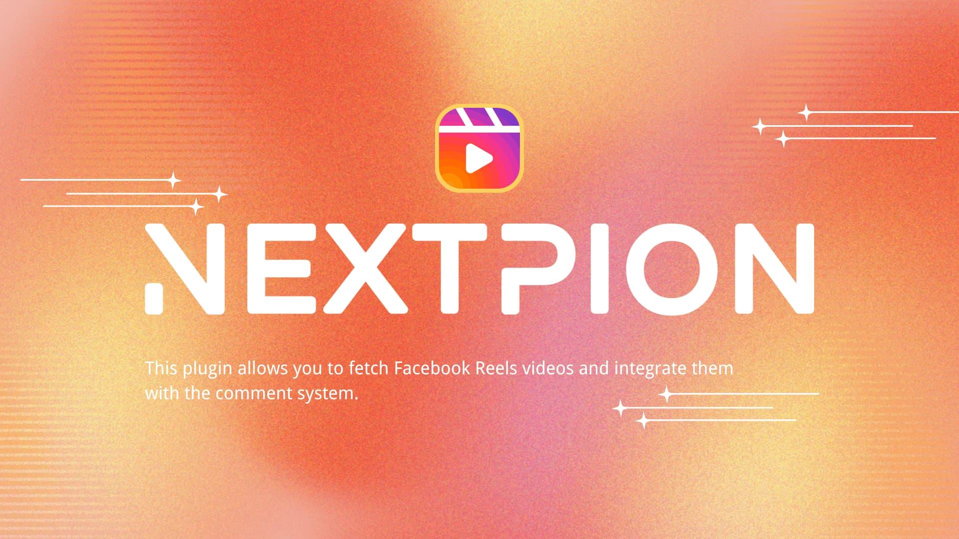 NEXTPION - Facebook Comments Reels Integration cover