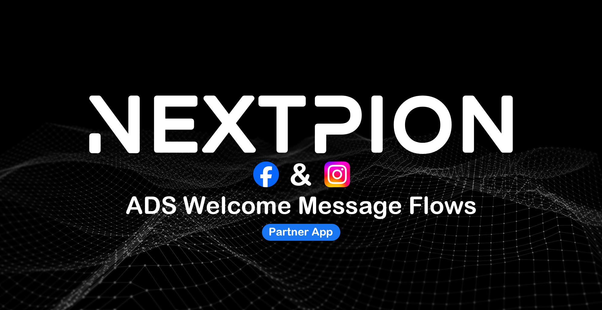 NEXTPION - ADS Welcome Message Flows cover